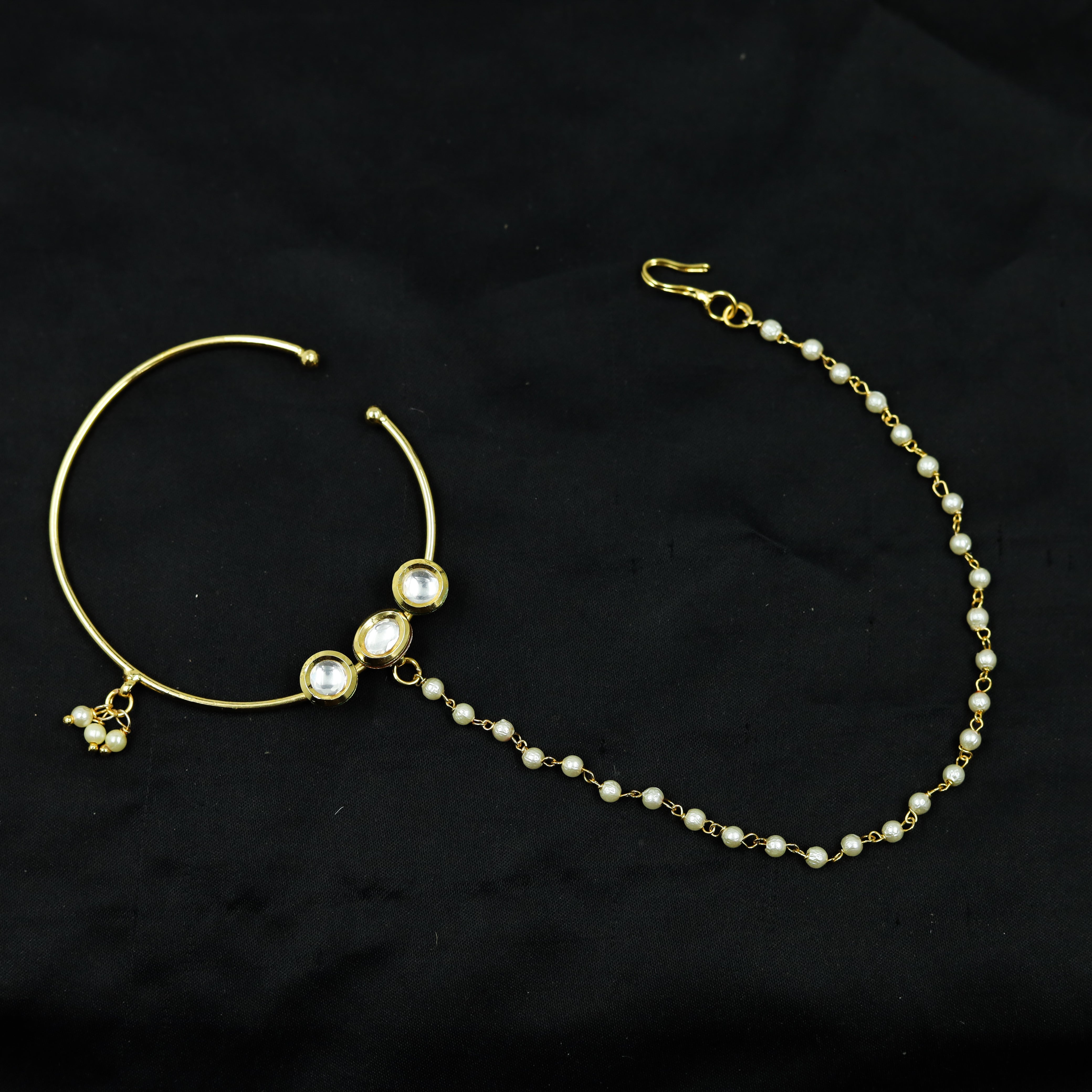 Buy Gold Nath Online 6844946186293 Dazzles Jewellery