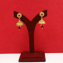 Long Neck Gold Look Necklace Set 16663-33