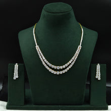 Gold Zircon/AD Necklace Set 6577-1225