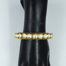 White Jadau Kundan Bangles/Kada 17835-5017