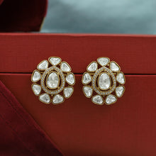 Moissanite Studs Kundan Earring 20589-87