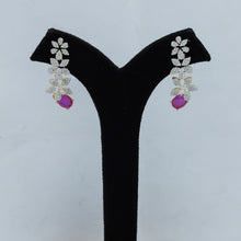 Round Neck Zircon/AD Necklace Set 11629-08