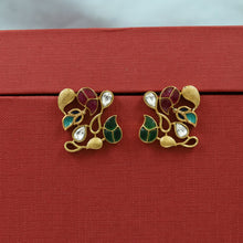 Sabya Inspired Tops/Studs Kundan Earring 21414-96