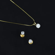 Light Zircon/AD Pendant Set 11640-08