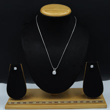 Light Zircon/AD Pendant Set 11640-08