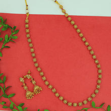 Gold Plated Beads Mala Set 16339-21
