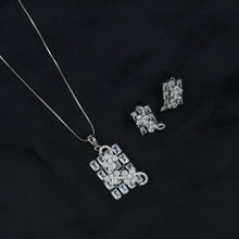 Light Zircon/AD Pendant Set 11648-08