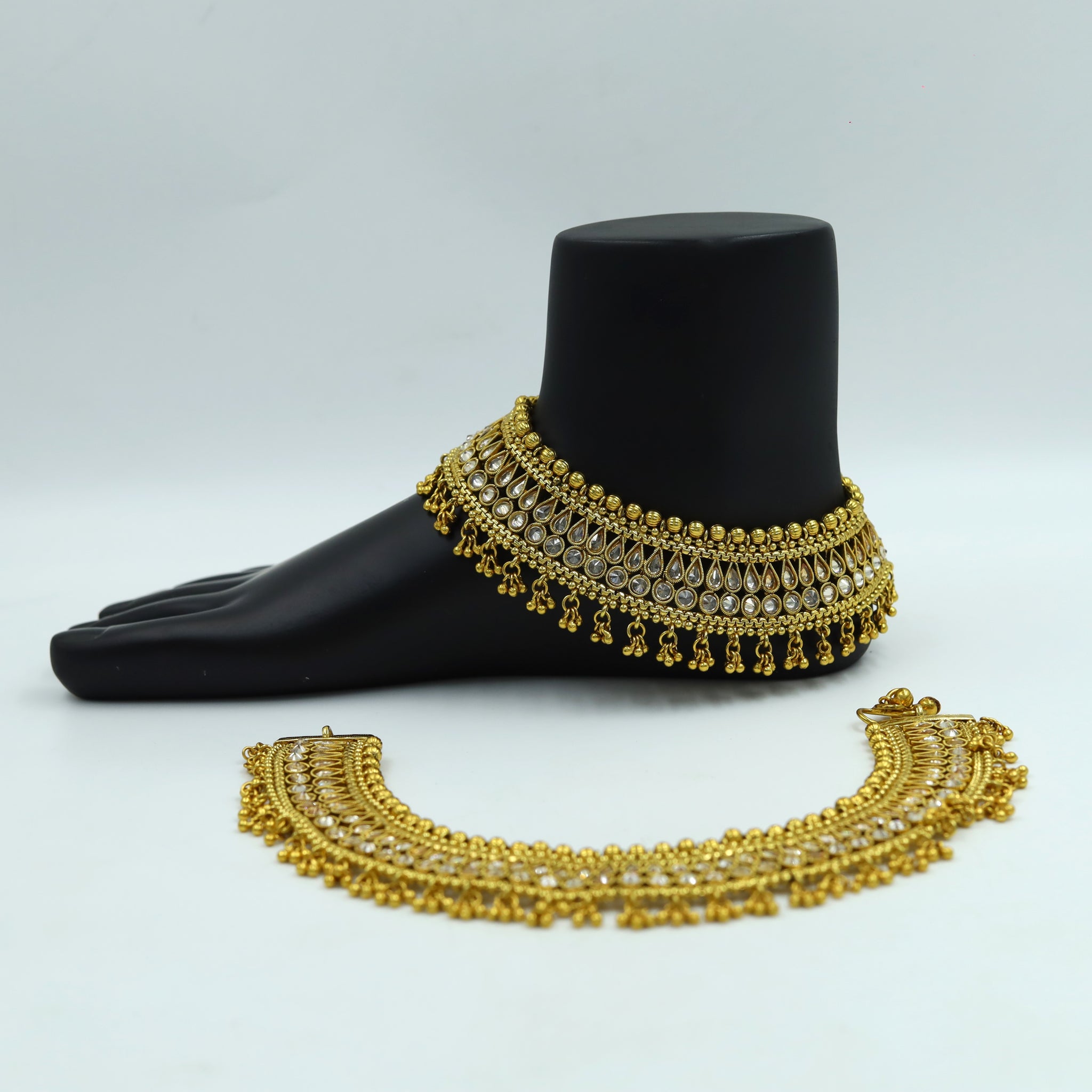 Bridal Gold Look Payal 3112-7177