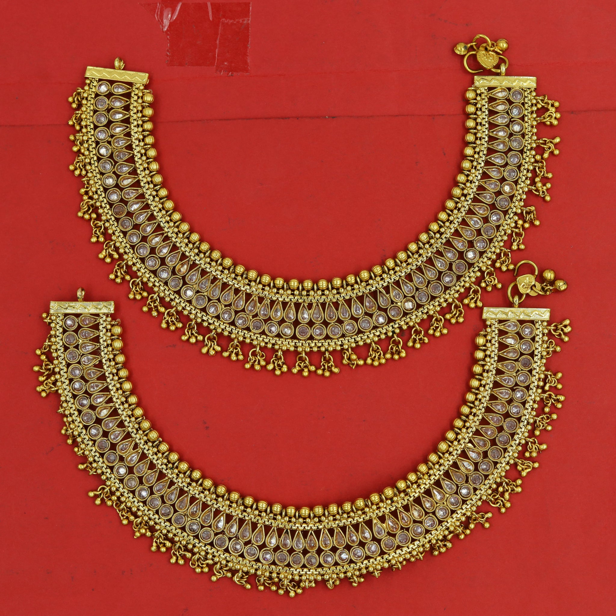 Bridal Gold Look Payal 3112-7177