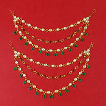 3 Line Kundan Kan Chain 16481-56
