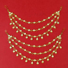 3 Line Kundan Kan Chain 16481-56