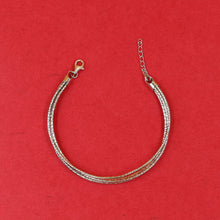 5 Line Pure 925 Hallmarked Silver Bracelet 17902-22