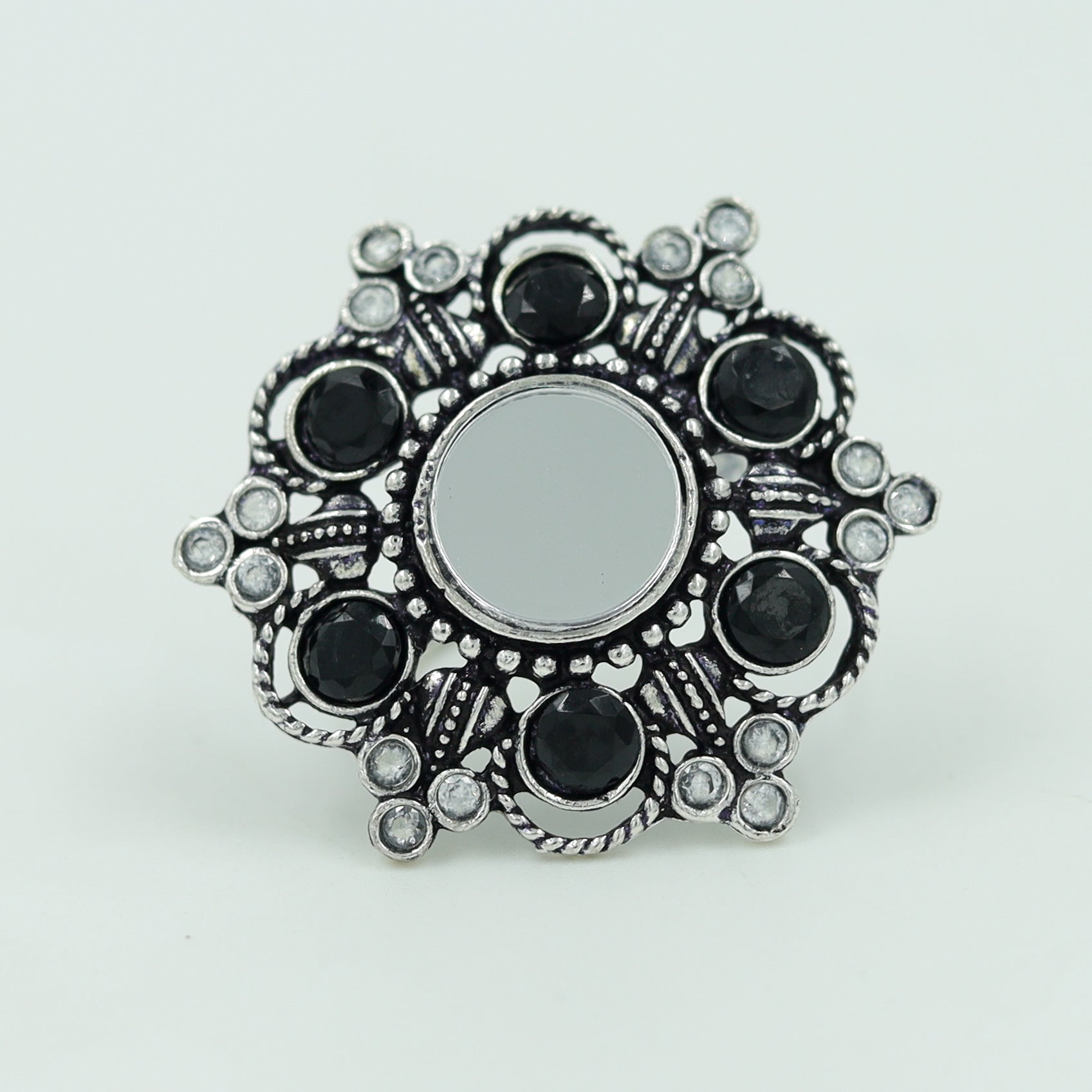 Silver Oxidized Ring 7249-33