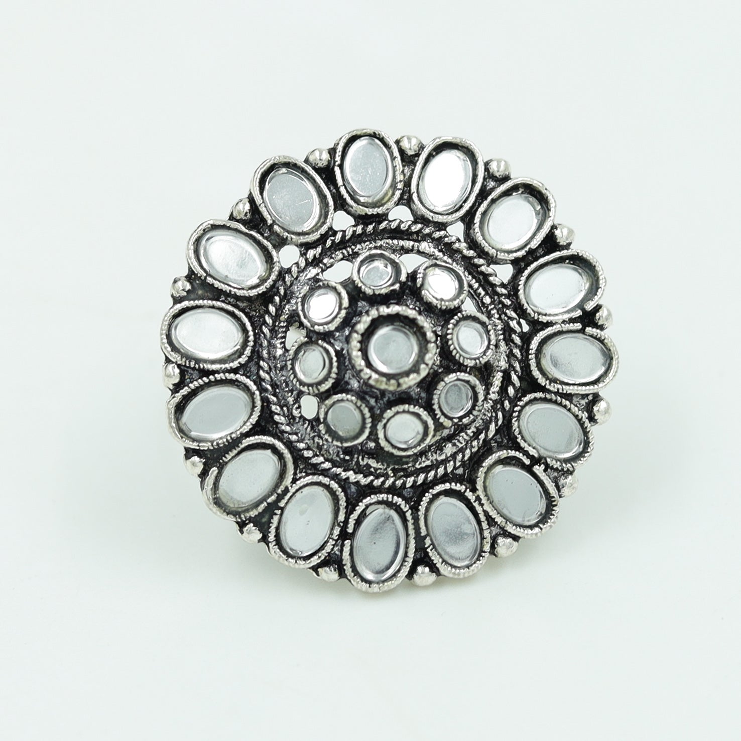 Silver Oxidized Ring 7708-82
