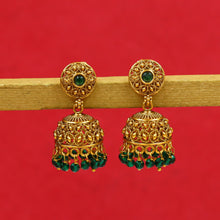 Antique Gold Plated Jhumki 17737-33