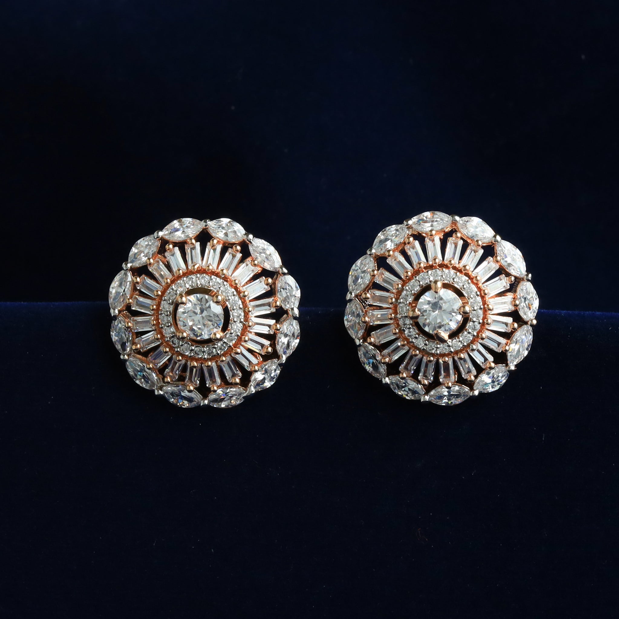 Tops/Studs Zircon/AD Earring 9014-100