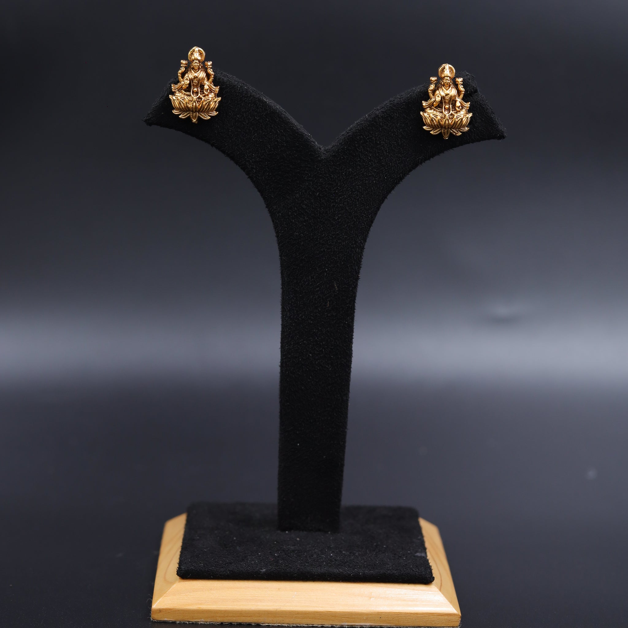Antique Gold Plated Light Temple Pendant Set 10063-28