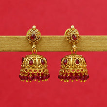 Antique Gold Plated Jhumki 17741-33