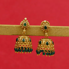 Antique Gold Plated Jhumki 17741-33
