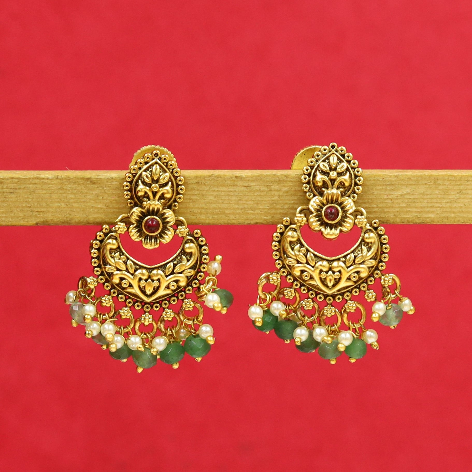 Chandbali Antique Earring 18509-28