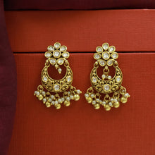 Chandbali Antique Earring 21029-28