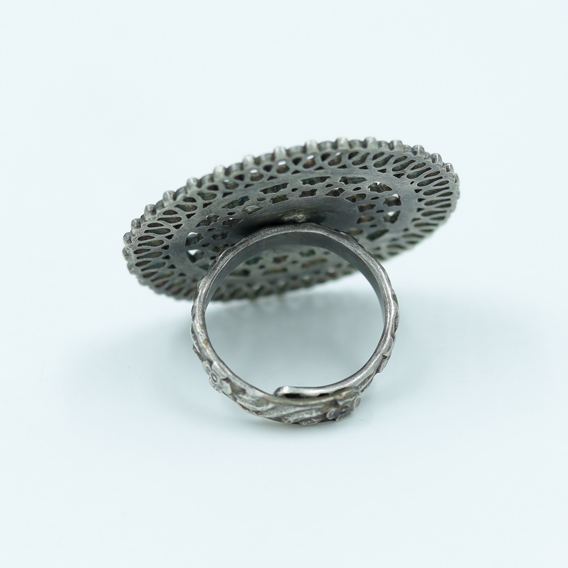 Silver Oxidized Ring 6968-28