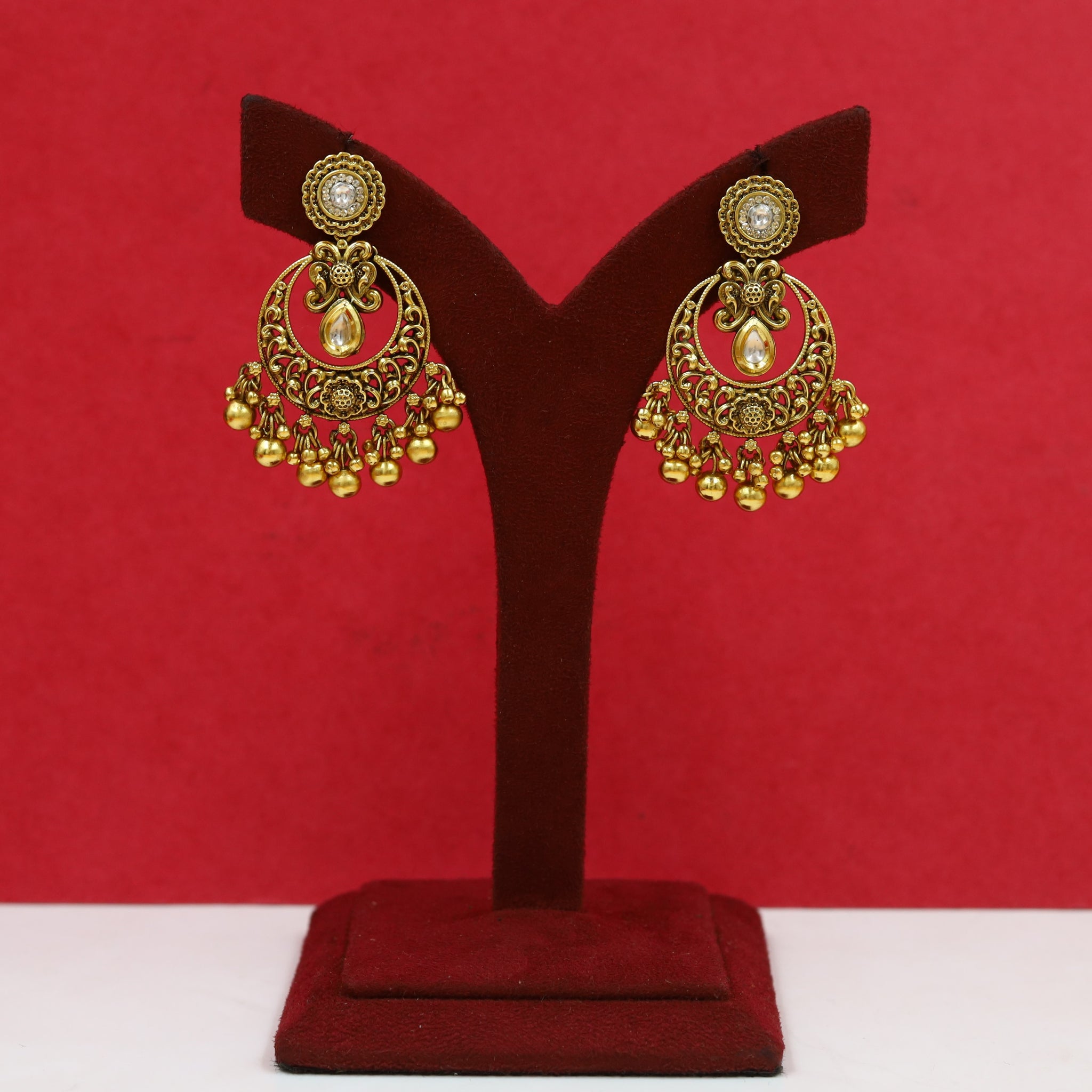 Chandbali Antique Earring 18530-28