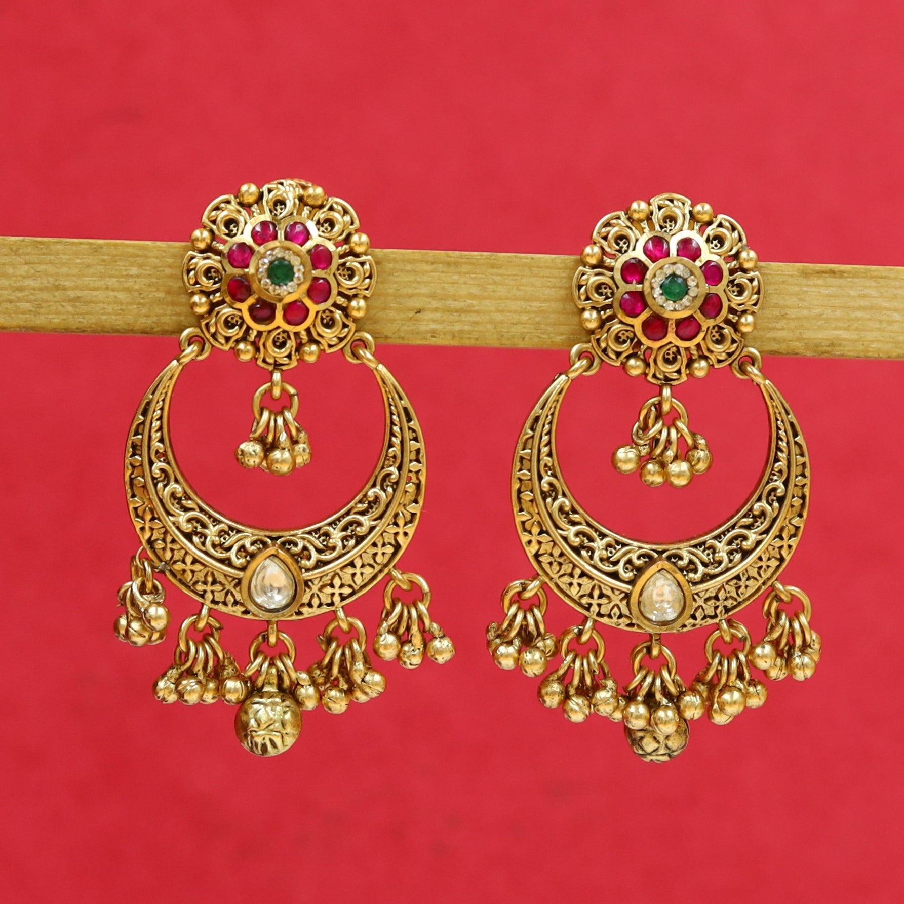 Chandbali Antique Earring 18532-28