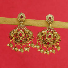 Antique Gold Plated Danglers Earring 17744-33