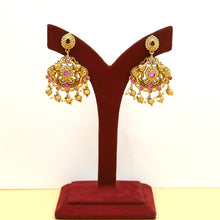 Antique Gold Plated Danglers Earring 17744-33