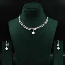 Round Neck Zircon/AD Necklace Set 6658-28