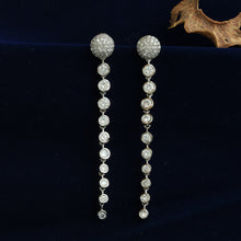 Silver Polish Zircon/AD Earring 2459-6524