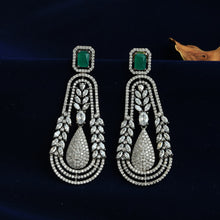 Green Zircon/AD Earring 10857-6625