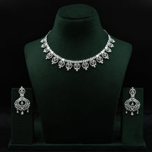 Round Neck Zircon/AD Necklace Set 12770-68