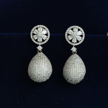 Silver Zircon/AD Earring 5617-9682