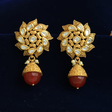 Ruby Kundan Earring 7563-1096