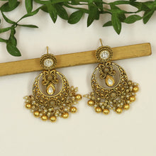 Chandbali Antique Earring 21035-28