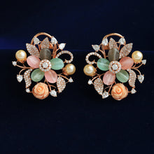 Multi Zircon/AD Earring  17764-4946