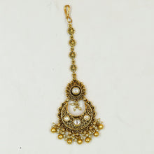 Antique Gold Finish Maang Tikka 18487-28