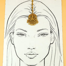 Antique Gold Maang Tikka 17415-100