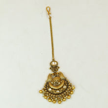 Antique Gold Finish Maang Tikka 18488-28
