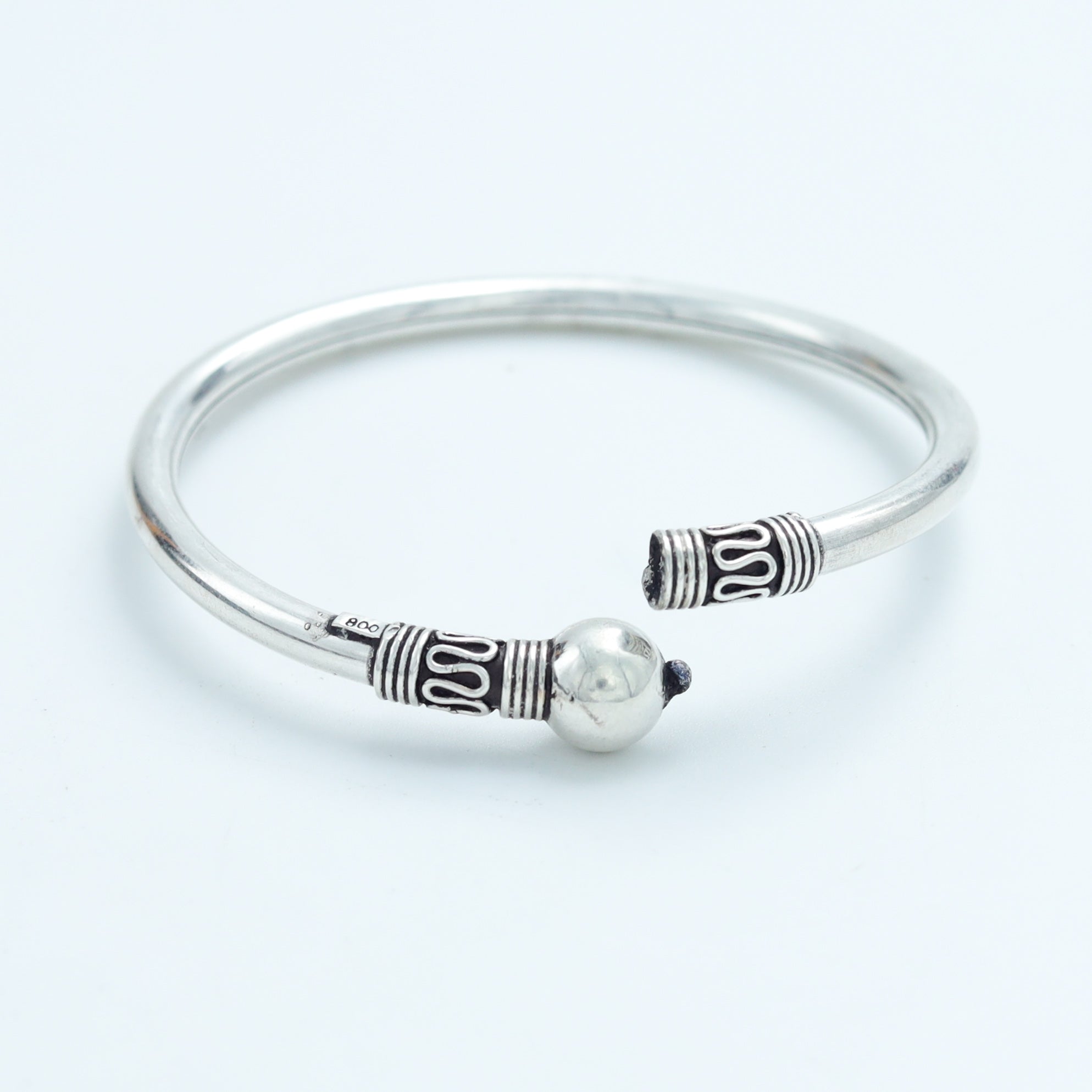 Pure Silver 925 Hallmarked Bangle 14804-1945