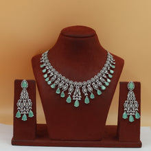 Round Neck Zircon/AD Necklace Set 4147-69