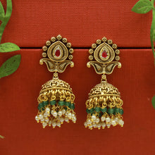 Jhumki Antique Earring 21030-28