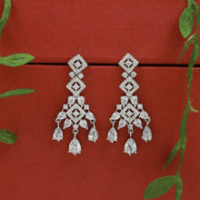 Round Neck Zircon/AD Necklace Set 10812-69