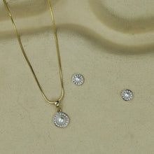 Light Zircon/AD Pendant Set 11642-08