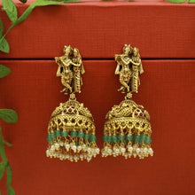 Jhumki Temple Earring 21047-28
