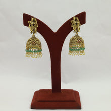 Jhumki Temple Earring 21047-28