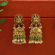 Jhumki Temple Earring 18762-28