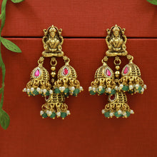 Jhumki Temple Earring 21062-28